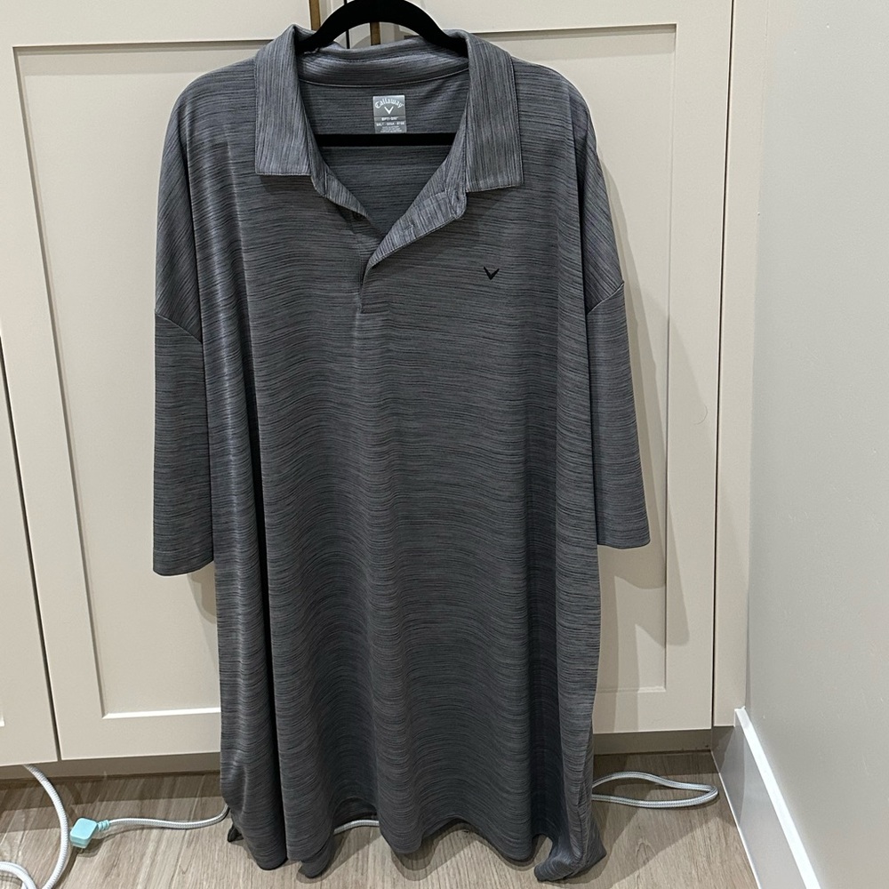 Men’s big and tall Callaway golf shirt. 4XLT. Never worn